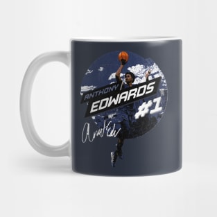 Anthony Edwards Minnesota City Emblem Mug